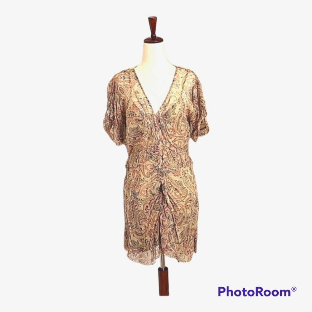 JUICY COUTURE Silk Runched Mini Dress